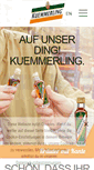 Mobile Screenshot of kuemmerling.de